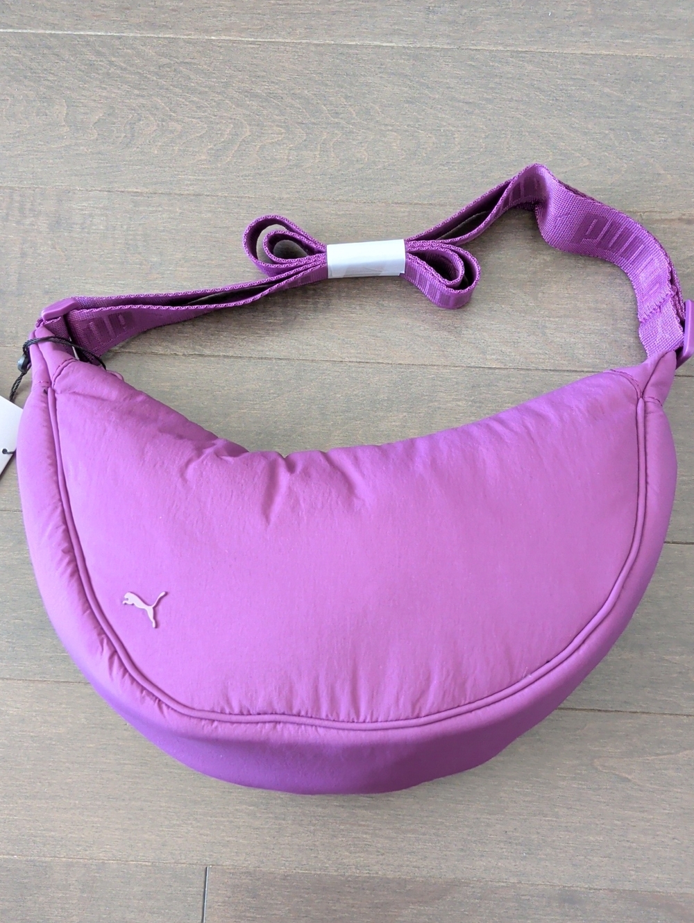 Brand New. Puma Purple Crescent Crossbody Bag
